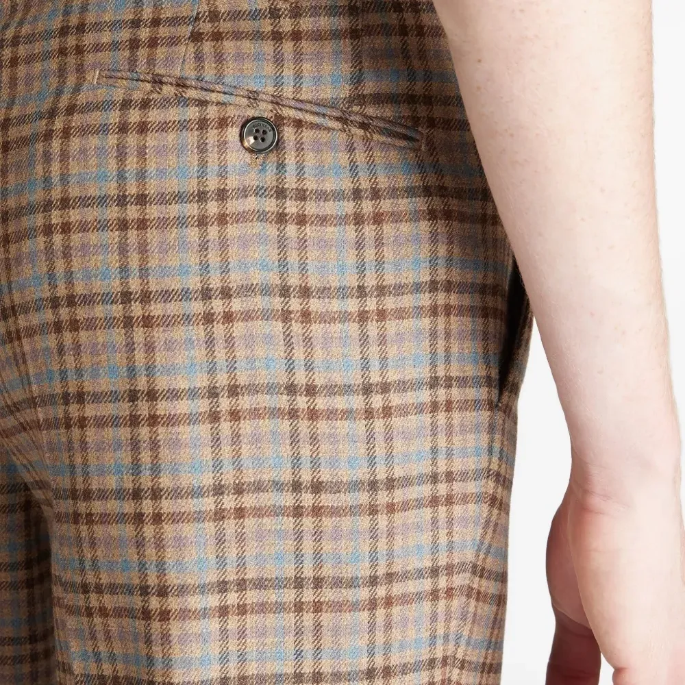 Брюки в клетку