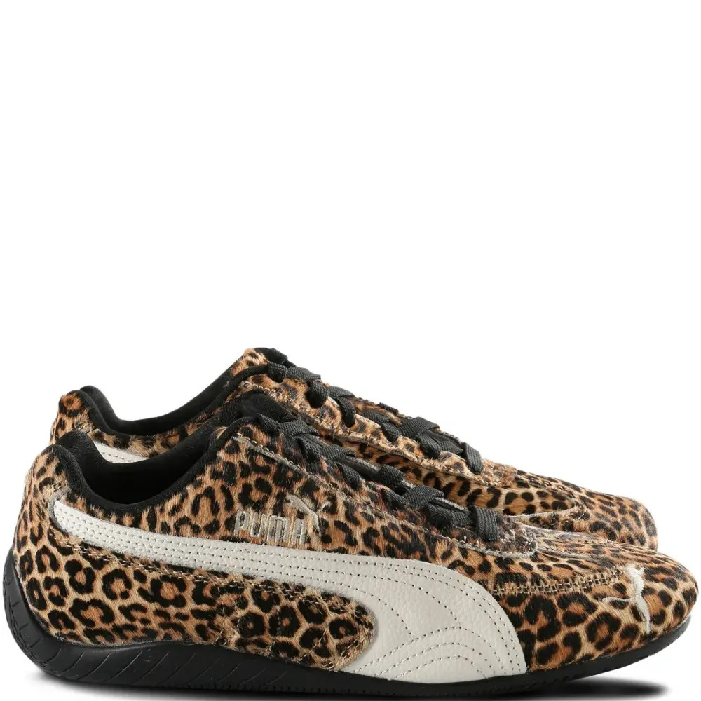 Кроссовки с леопардовым принтом