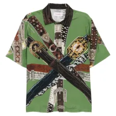 Рубашка с принтом