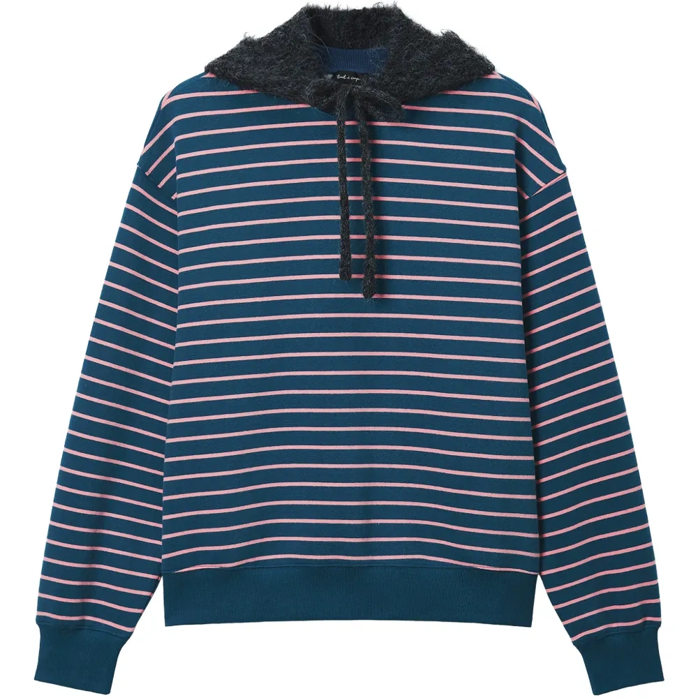 Полосатый свитшот