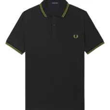 Полосатая рубашка поло с вышивкой Laurel Wreath