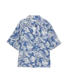 Рубашка с короткими рукавами и принтом