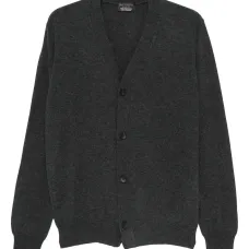 Кардиган с V-образным вырезом