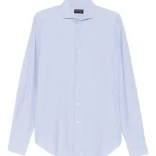 Полосатая рубашка на пуговицах