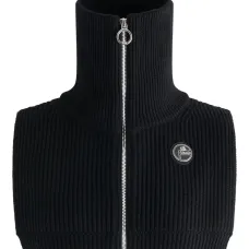 Шарф в рубчик на молнии