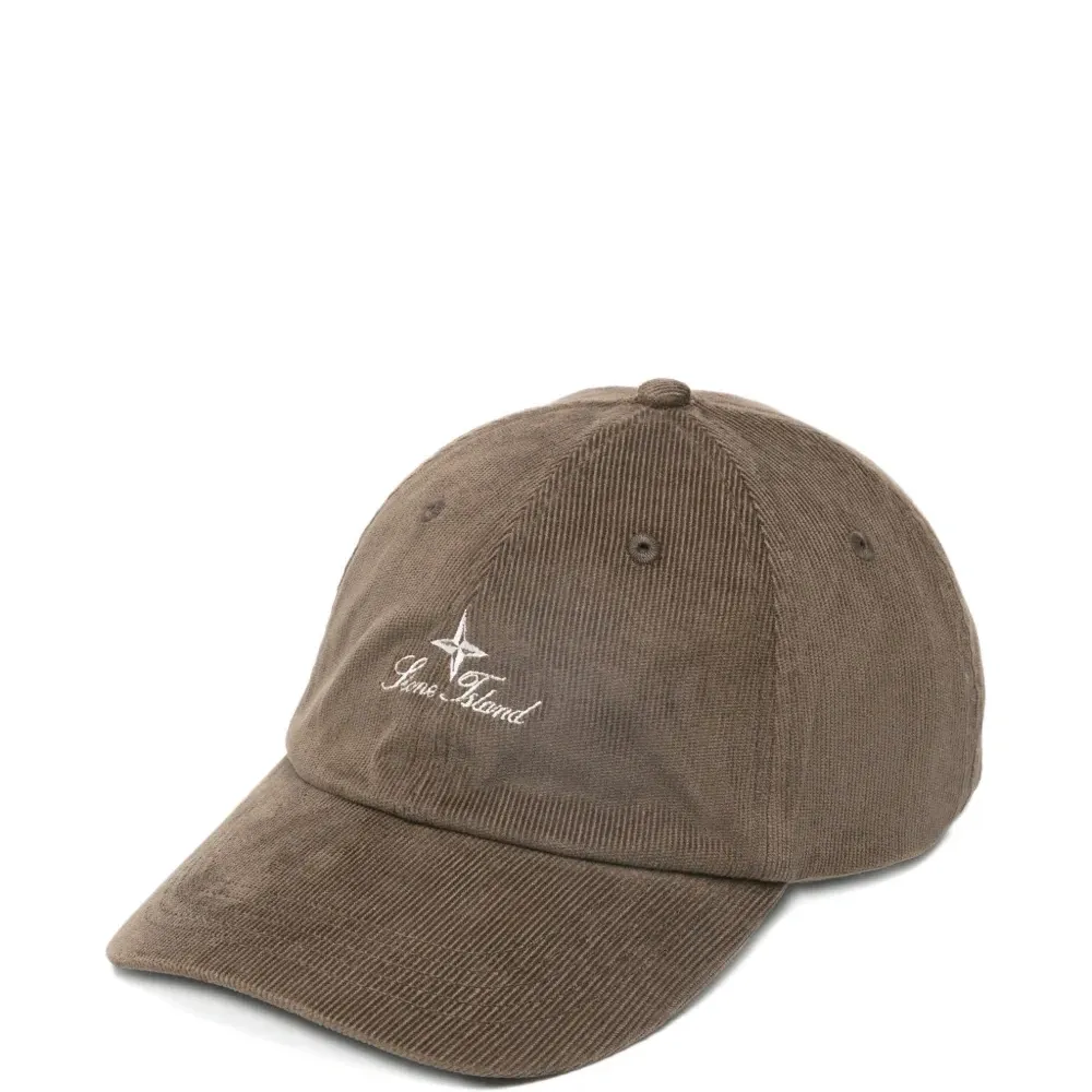 Кепка из вельвета с логотипом