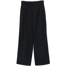 Брюки в тонкую полоску