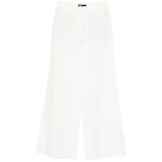 Брюки в тонкую полоску