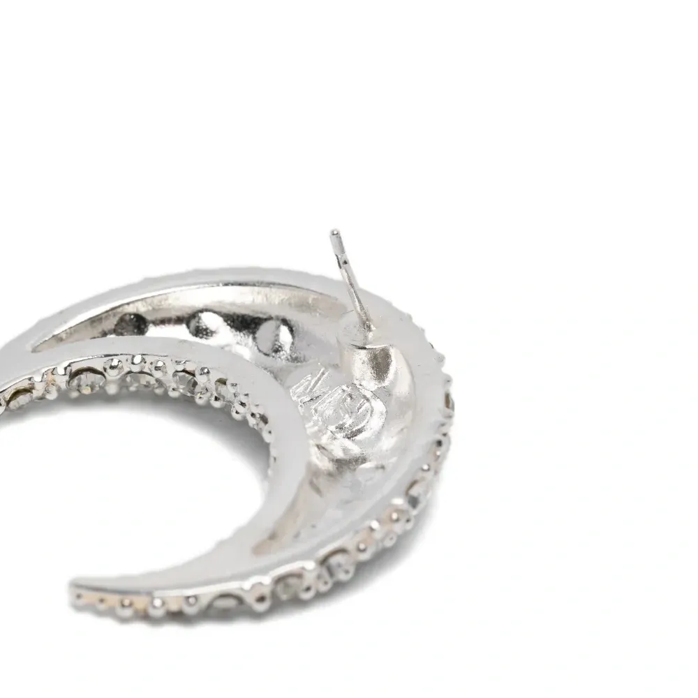 Одиночная серьга с лунным дизайном