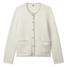 Кардиган с круглым вырезом