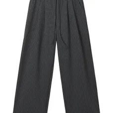 Полосатые брюки на завязках