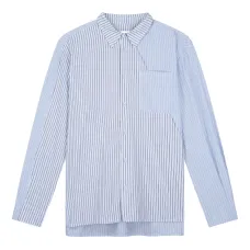 Полосатая рубашка с нагрудным карманом