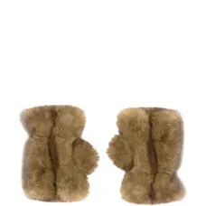 Перчатки-митенки Ariel из искусственного меха