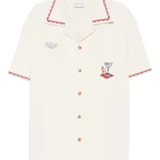 Рубашка с вышивкой на кармане Рубашка с вышивкой на кармане