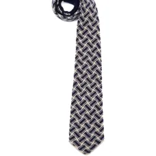 Кашемировый галстук с геометричным узором