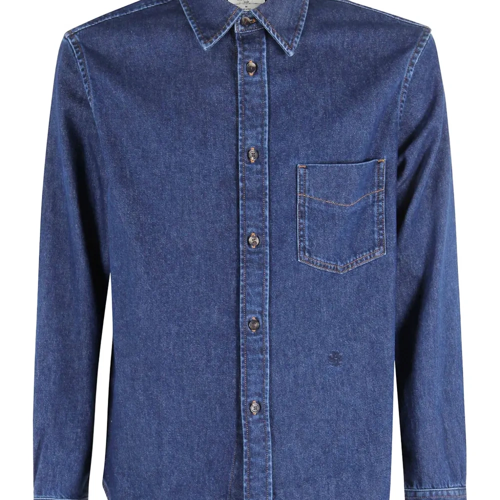 Рубашка с длинными рукавами и карманами