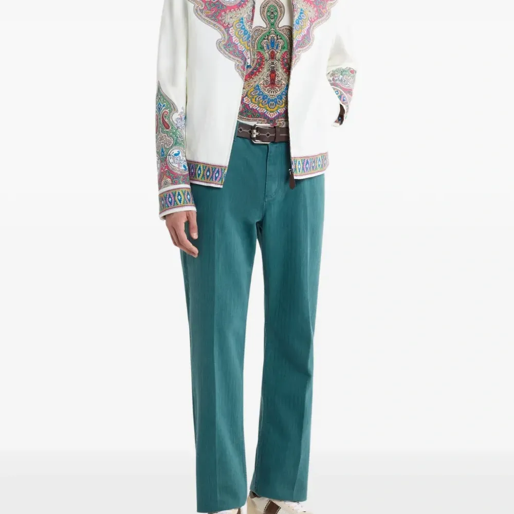 Футболка с принтом "пейсли"