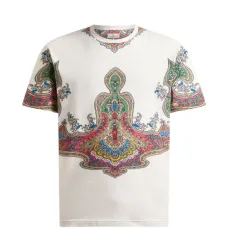 Футболка с принтом "пейсли"