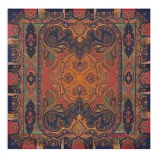 Шелковый платок-паше с принтом пейсли