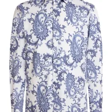 Рубашка с узором пейсли