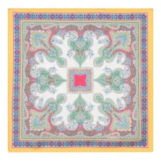 Шелковый платок-паше с принтом пейсли