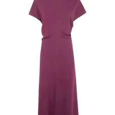 Платье с высоким воротом