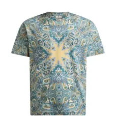 Футболка с принтом "пейсли"