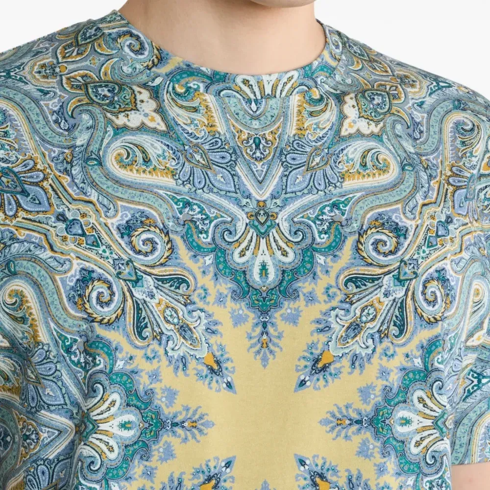 Футболка с принтом "пейсли"