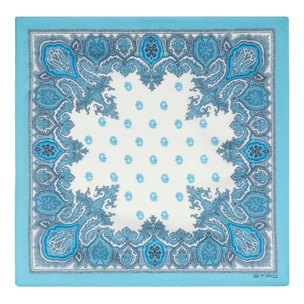 Шелковый платок с принтом пейсли Шелковый платок с принтом пейсли