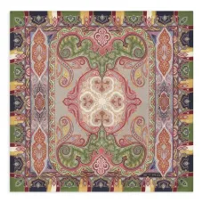 Шелковый платок-паше с принтом пейсли