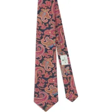 Шелковый галстук с узором пейсли