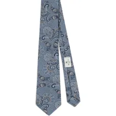 Галстук из жаккарда с цветочным принтом