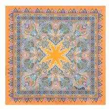 Шелковый платок-паше с принтом пейсли