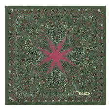 Шелковый платок-паше с принтом пейсли