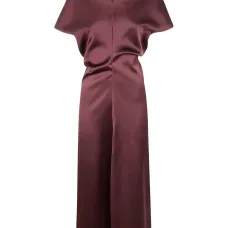 Миди-платье с короткими рукавами