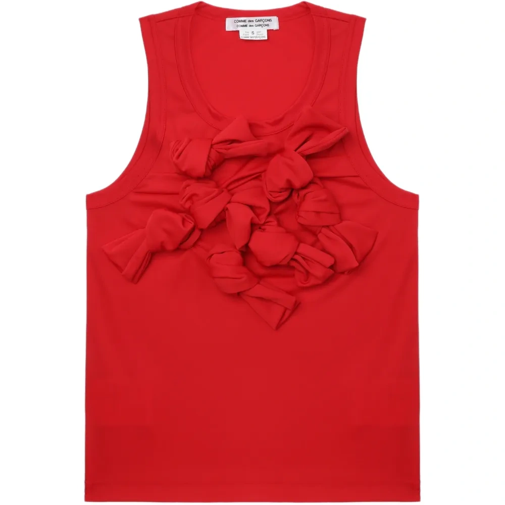 Топ с бантом