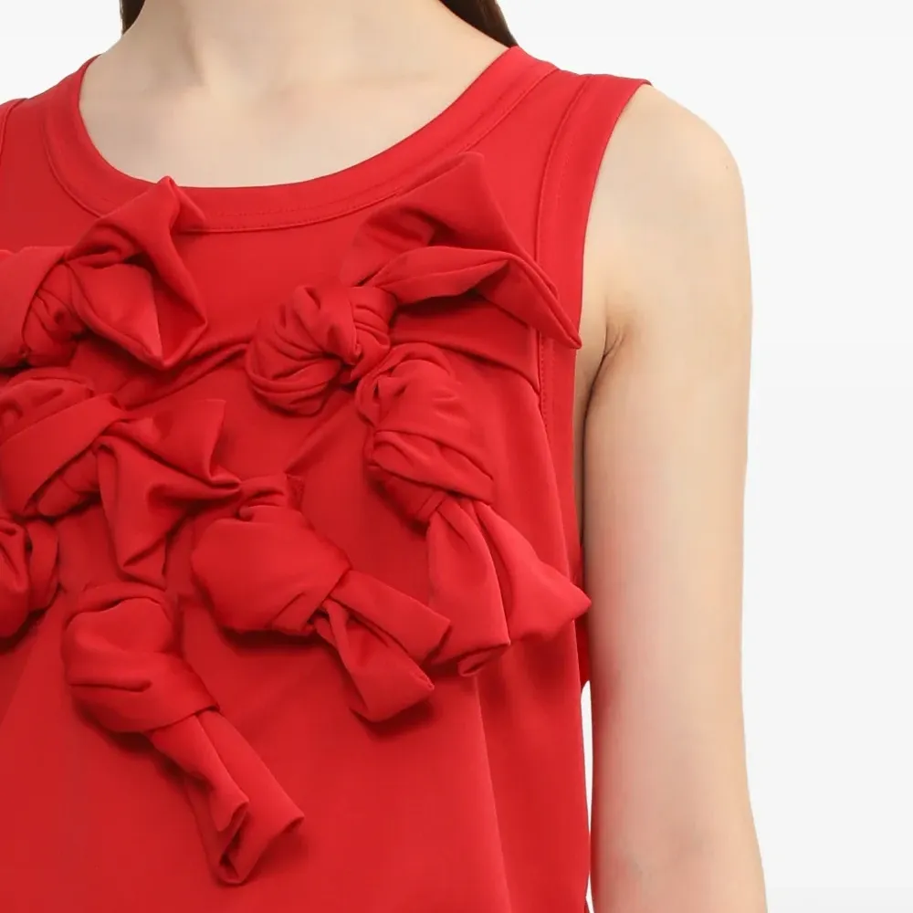 Топ с бантом