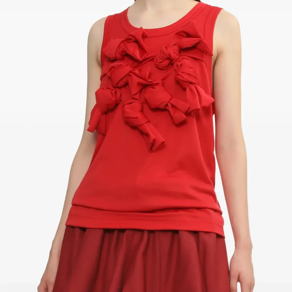 Топ с бантом