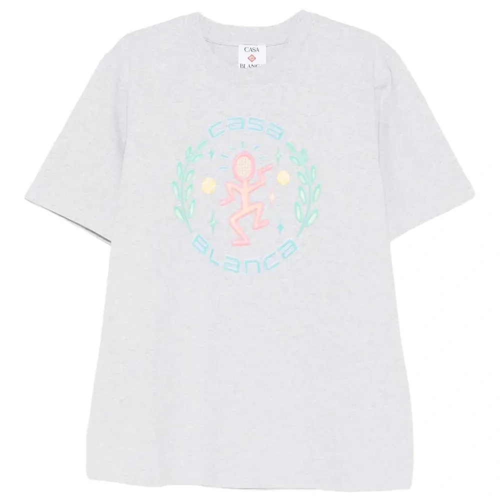 Футболка с графическим принтом-эмблемой