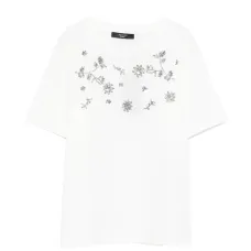 Футболка WKDAGILE с цветочным принтом Футболка WKDAGILE с цветочным принтом
