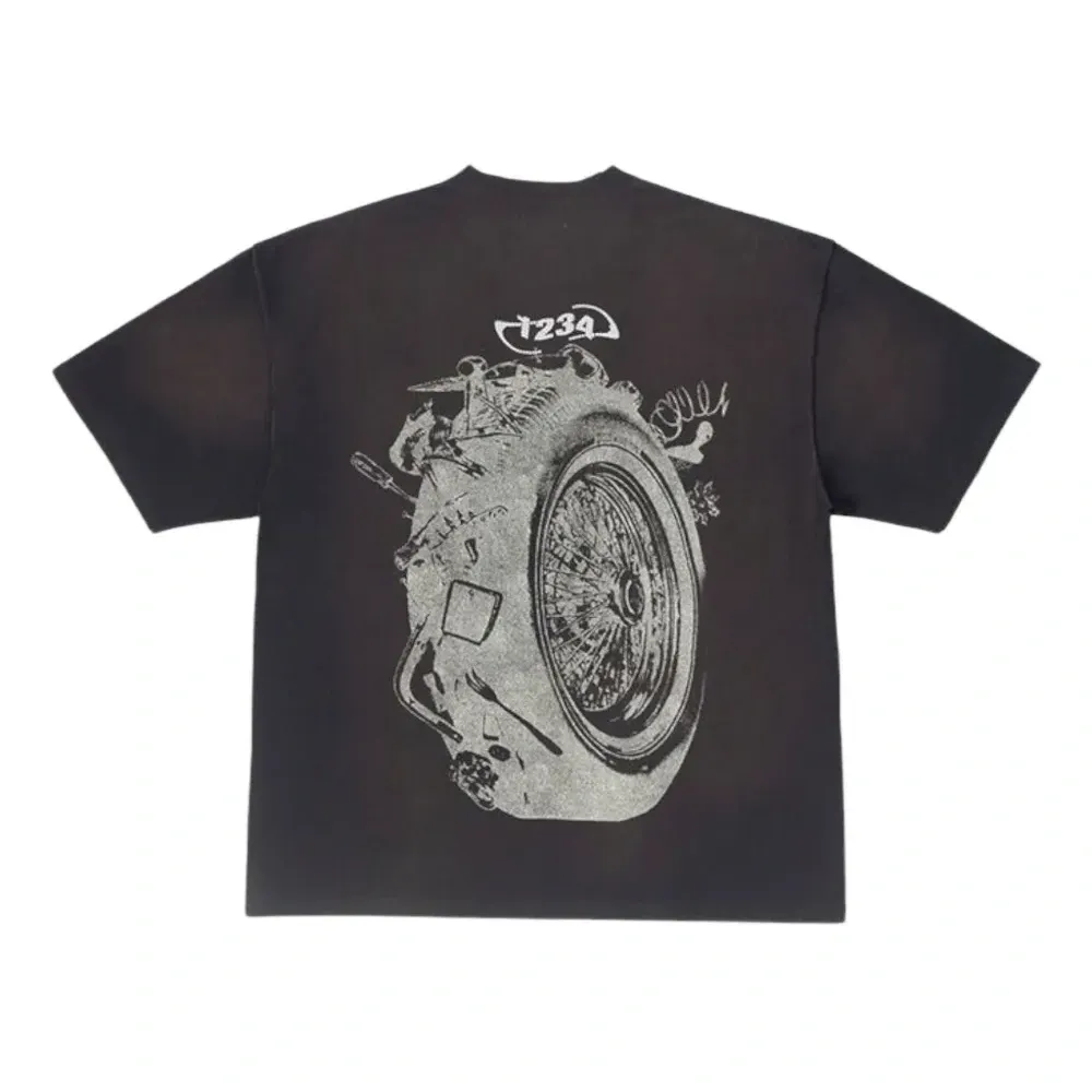 Футболка Wheels с принтом