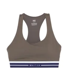 Авангардный полосатый спортивный бюстгальтер