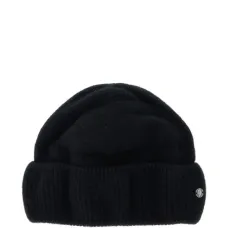 Шапка бини в рубчик с логотипом