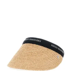 Плетёная соломенная визор-шляпа