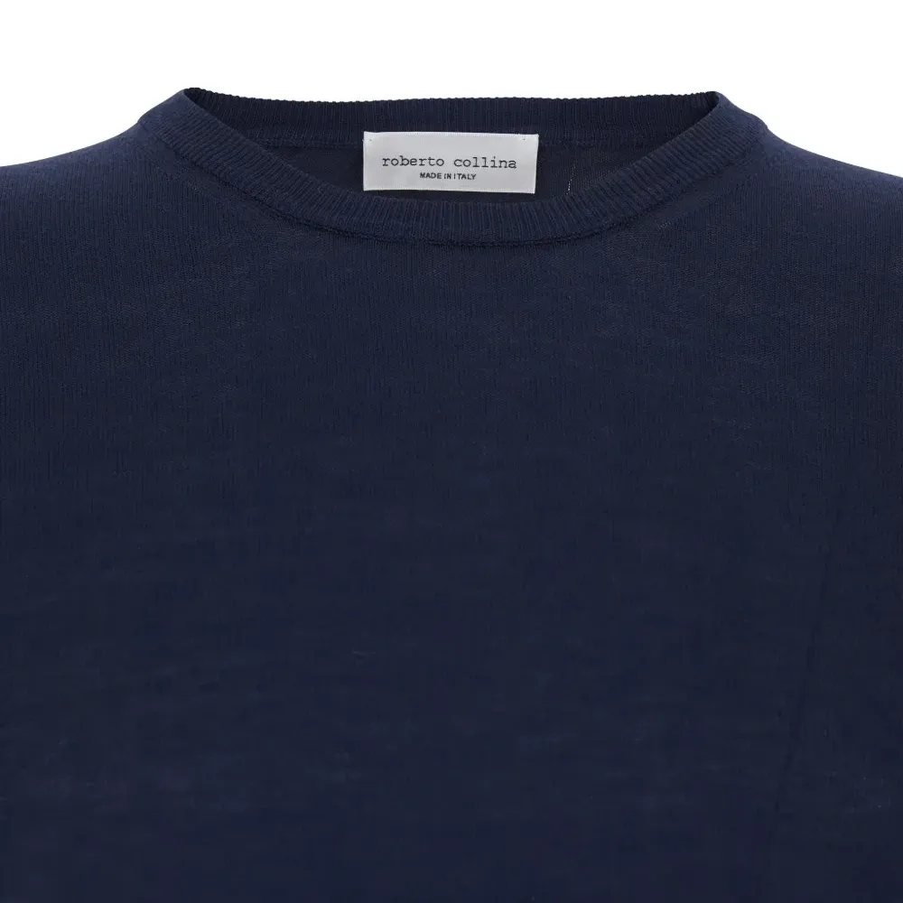 Футболка с круглым вырезом и короткими рукавами