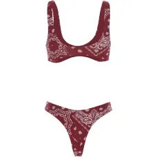 Бикини с принтом "пейсли"