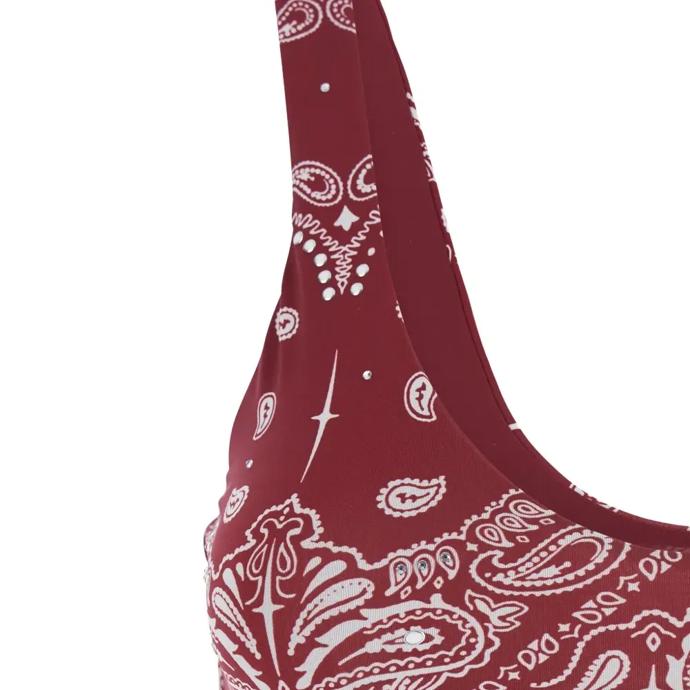 Бикини с принтом "пейсли"