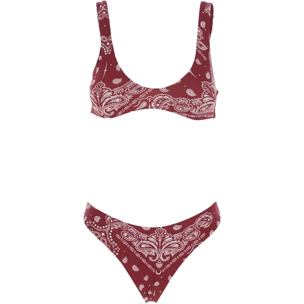 Бикини с принтом "пейсли"