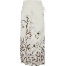 Юбка на кулиске с цветочным принтом Юбка на кулиске с цветочным принтом