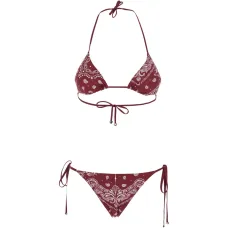Принтованный украшенный бикини